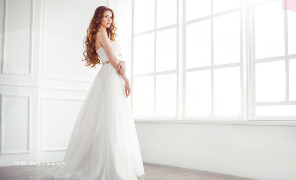 A-line wedding dress