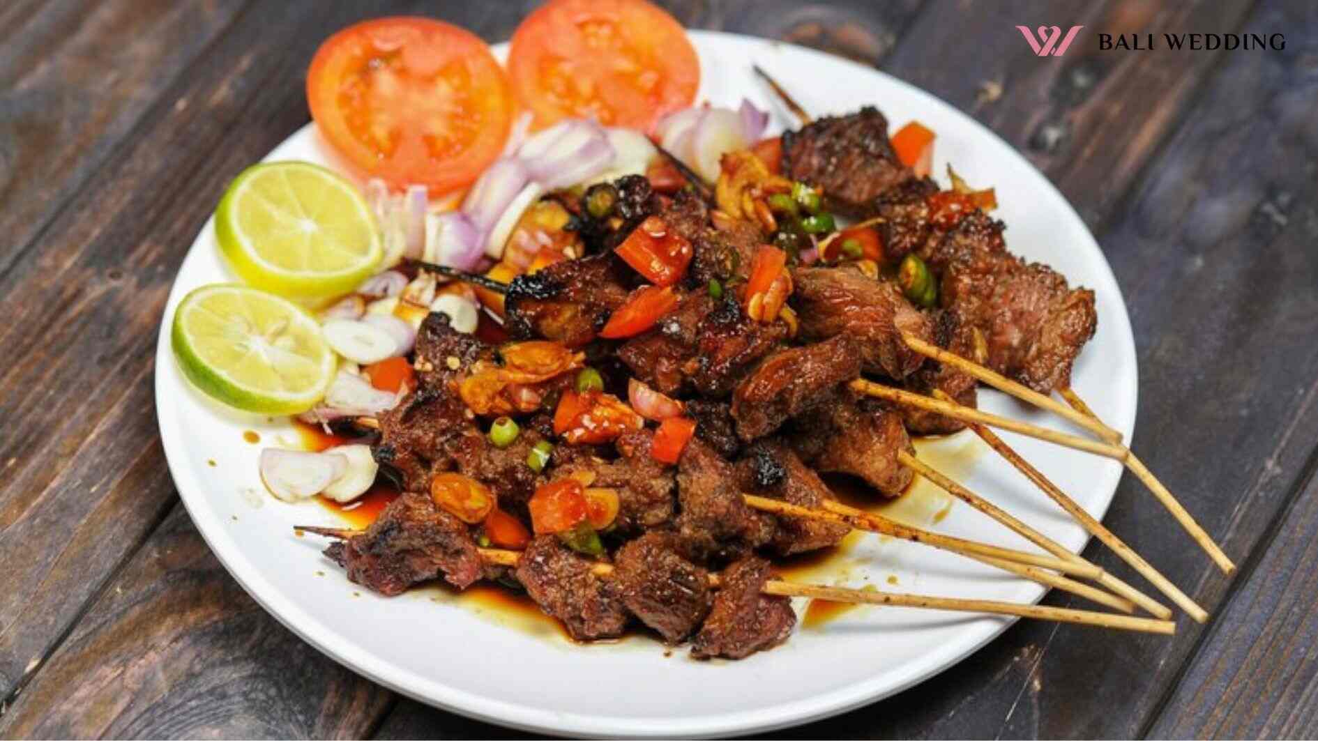 Sate Kambing or satai is a food made from young goat meat which is stabbed with a stick and burn